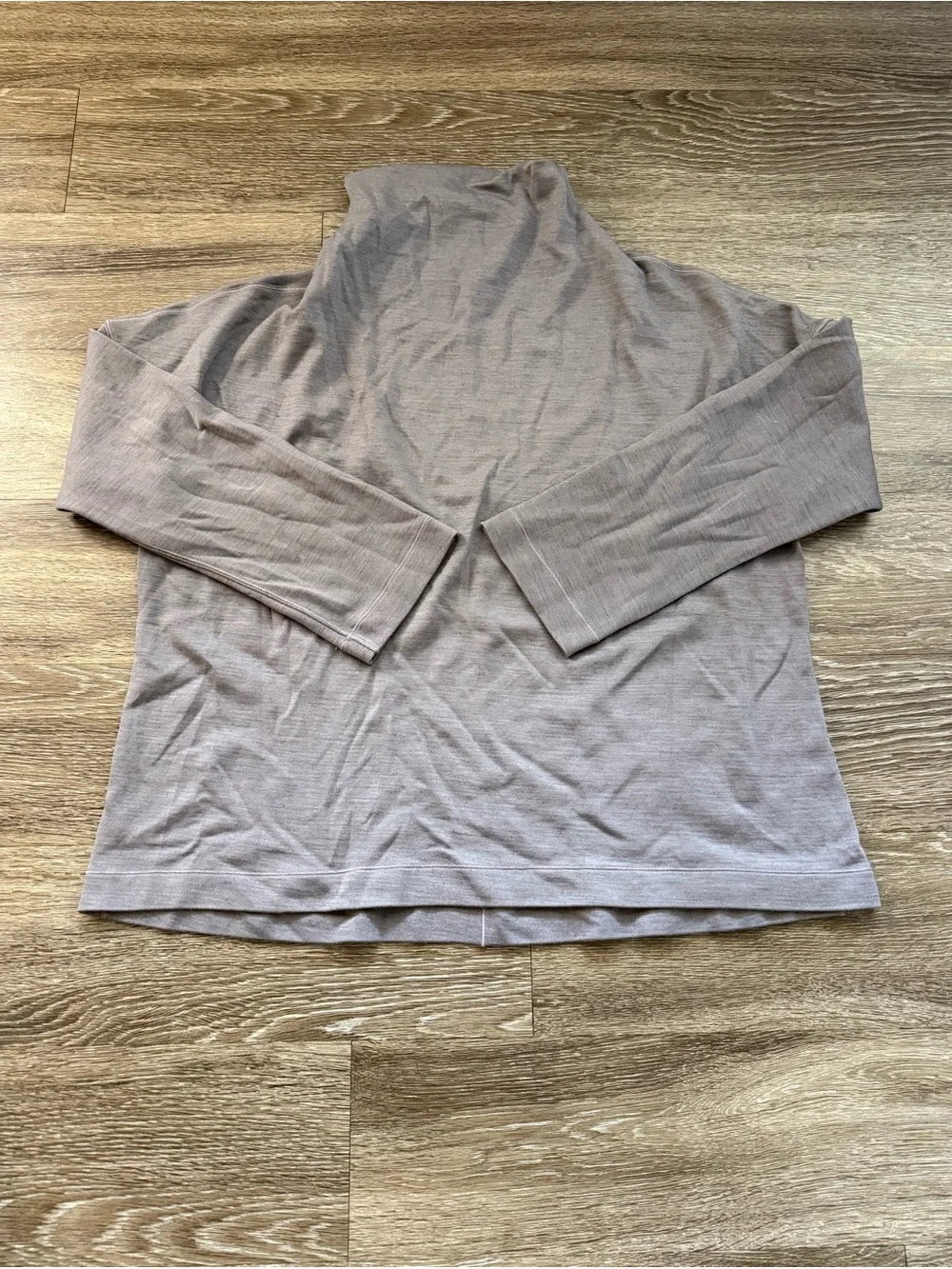 Lululemon Merino Wool Principal Dancer Funnel Neck Sweater Lunar Rock